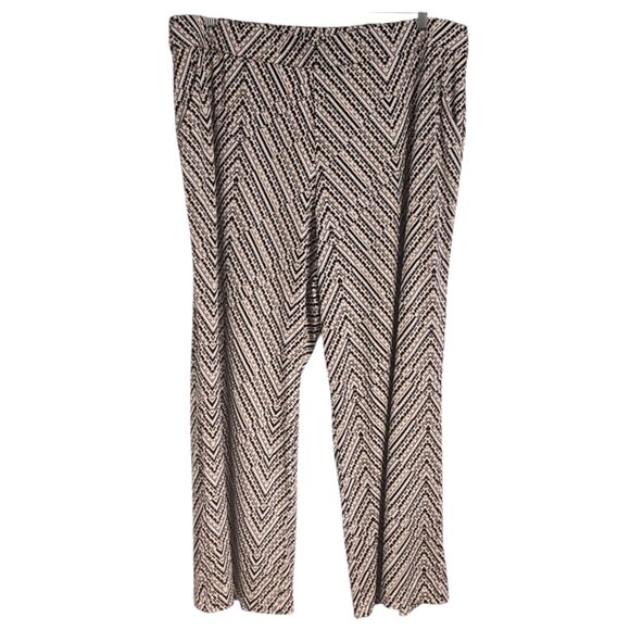 Lane Bryant Multicolored Print Pull-On Pants Size 22/24 - Picture 1 of 7